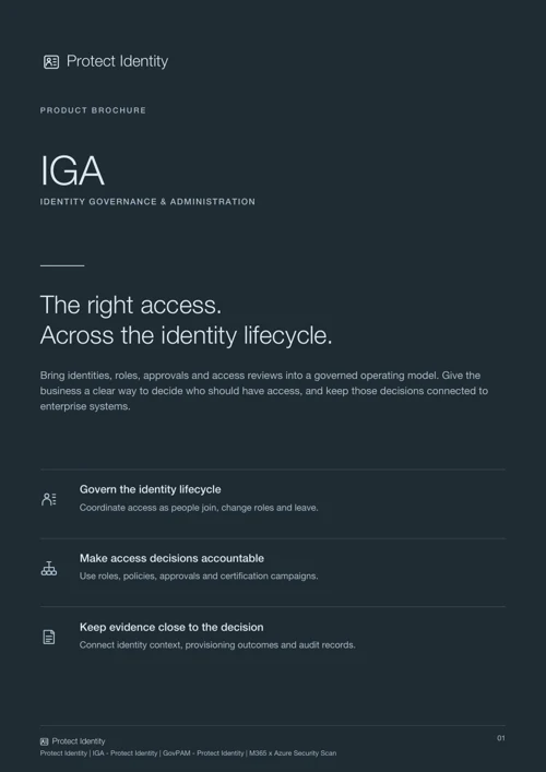 IGA brochure cover